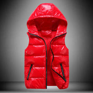 Chaleco Acolchado Brillante sin Mangas OEM 2026 para Invierno, Chaqueta con Logotipo Personalizado, Impermeable, Unisex, con Capucha - Product Image 5