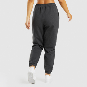 Oversize Winter <b>Women's</b> <b>Fleece</b> Waterproof Breathable Flat Front High Waist Hip Hop Casual Loose Fit Sweatpants <b>Joggers</b> Black - Product Image 2