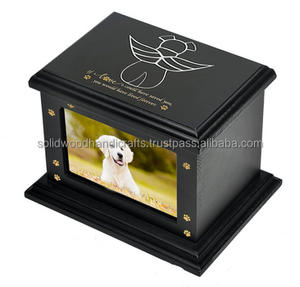 Handmade Funeral Wooden Urn for Pet <b>Ashes</b> Wood Cremation Urns for Cat and <b>Dog</b> <b>Ashes</b> - Product Image 2