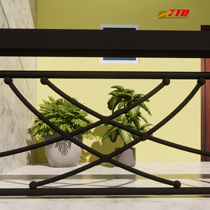 Rampe de balcon décorative en fer forgé avec design personnalisé pour la décoration intérieure et extérieure du balcon - Product Image 6
