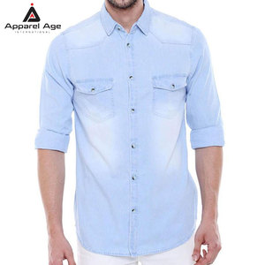 เสื้อยืดแบรนด์ส่วนตัวสำหรับผู้ชาย เนื้อผ้าฝ้าย 100% สวมใส่สบาย ระบายอากาศได้ดี เสื้อเชิ้ตยีนส์ผู้ชาย ผลิตในประเทศปากีสถาน - Product Image 1