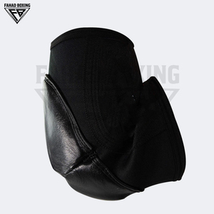 Protège-coudes de boxe en mousse haute densité, couleur noire unie, dernière version, robustes, réglables, durables, avec sangle sécurisée - Product Image 3