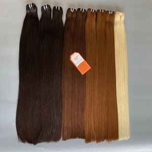 Paquetes de Cabello Humano Marrón Claro de Moda, Tejido a Máquina, Súper Doble Trama, Grosor Completo, Precio al por Mayor - Product Image 2