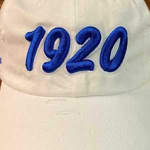 หมวกแก๊ป Zeta Phi Beta 1920 สีน้ำเงินปักลาย หมวกเบสบอลสำหรับชมรมนักศึกษา สายปรับได้ สไตล์ลำลองสำหรับผู้หญิง - Product Image 4