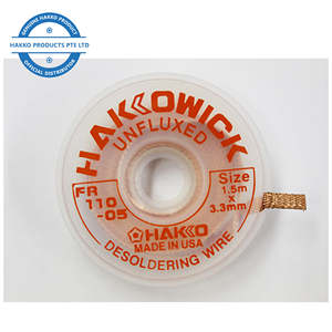 Unfluxed Mèche À Dessouder Fil FR110 HAKKO ORIGINAL Facile À Utiliser ESD Sûr Conforme RoHS FR-110 FR 110 Mèche à souder - Product Image 4