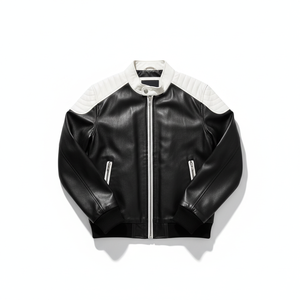 Wholesale Customized <b>Leather</b> <b>Jacket</b> Top Quality <b>Long</b> Sleeves Fashion Wear Men's <b>Leather</b> <b>Jacket</b> - Product Image 1