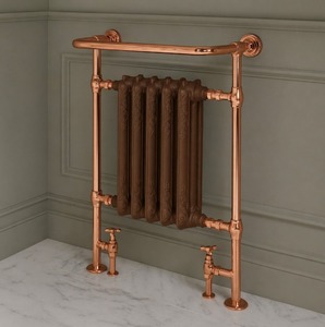 Toallero Moderno de Acero Inoxidable, Elegante Soporte de Pared Metálico para Toallas de Baño - Product Image 1