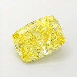 Diamante suelto cultivado en laboratorio de alta calidad, color amarillo intenso, 4.29 quilates, VS1, corte excelente, certificado IGI, piedra de joyería. - Product Image 6