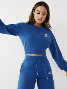 Conjunto Deportivo de 2 Piezas para Mujer, Sudadera con Capucha y Cierre, de Felpa, Informal, de Algodón, para Invierno, para Hacer Ejercicio - Product Image 5