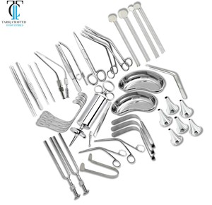 ENT Surgical Instrument Set Stainless Steel Otolaryngology <b>Ear</b> Nose Throat Surgery Instruments Kit Medical Operating <b>Tools</b> Set - Product Image 4