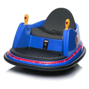 Auto Elettrica per Bambini Blu con Telecomando 12V 7A.h e 24V, per Interni/Esterni, in Metallo e PVC, per Giardino, Centro Commerciale, Parco Divertimenti - Product Image 1