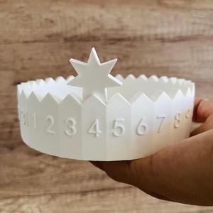 Molde Circular de Silicona para Bandeja Navideña de Cemento - Product Image 2