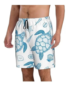 Shorts de Verano para Hombre, 100% Poliéster, Transpirables, Ecológicos, Estampados, Casuales, Ligeros - Product Image 6