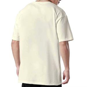 Rekhas 100% Baumwolle Individuell Bedrucktes Unisex Kurzarm Fitness T-Shirt Einfarbiges Muster Bestickter Kragen Street-Style Blanko - Product Image 4