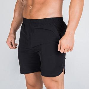 Shorts de sport et de plage pour hommes en coton 100% avec logo personnalisé, légers et décontractés pour les vacances, commande en gros, directement de l'usine - Product Image 2