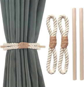 Attaches de rideau en corde pour restaurants et chambres, attaches de rideau en corde de la meilleure qualité, 2 pièces - Product Image 3