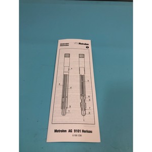 Électrode pH en verre combinée Metrohm 6.0233.100 - Équipement et pièces semi-conductrices de renommée mondiale à la pointe de la technologie - Product Image 6