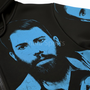 Sweat à capuche oversize pour homme, haute qualité, hiver, décontracté, anti-rétrécissement, éco-responsable, en molleton bouclette, brodé, imprimé, avec poche - Product Image 4