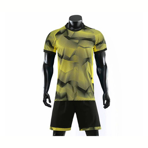 Ensemble de maillots de football personnalisés à manches courtes, col en V, évacuation de l'humidité, 100% polyester, coupe athlétique, toutes saisons, imprimé léopard animal - Product Image 6