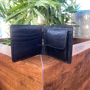 Venta al por mayor de cuero mecanizado a mano RFID bloqueo titular de la tarjeta de crédito cartera y cuero genuino de lujo diseñador largo Ases cartera conjuntos - Product Image 6