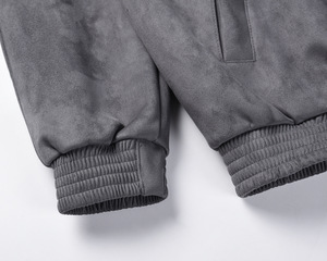 Chaqueta Cortavientos de Alta Calidad para Hombre, Chaqueta Bomber de Piel Sintética con Cuello Camisero Personalizado, Estilo Urbano - Product Image 3