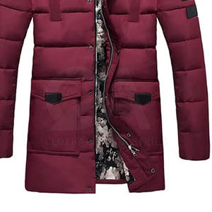 Chaqueta de invierno informal para hombre, parka con capucha de piel sintética, chaqueta cálida para exteriores, chaqueta para clima frío en talla adulta. - Product Image 3