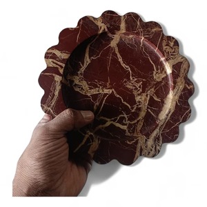 Plateau de service en résine fait main durable avec motif décoratif, personnalisable pour servir des boissons, ranger des bibelots, ajouter une touche artistique - Product Image 2