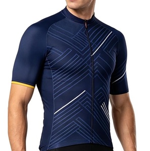Maillot de cyclisme personnalisé OEM en gros, vêtements de sport, maillot de cyclisme à quart de zip, maillot de cyclisme couleur personnalisée pour hommes, respirant - Product Image 1