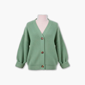<b>Cardigan</b> 100%Pure Cashmere Winter Breathable Women Vintage Warm Turn Down Collar <b>Thick</b> Knit Sweater - Product Image 3