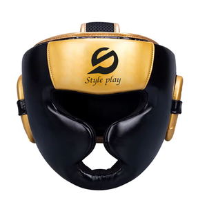 Buen Proveedor, Servicio OEM/ODM, Protector de Cabeza de Boxeo de Cuero PU Ligero y Ecológico de Alta Calidad con Logotipo Personalizado - Product Image 1