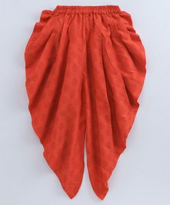 Ensemble de vêtements pour filles, chemisier à manches bouffantes imprimé avec pantalon dhoti, tenue ethnique festive traditionnelle pour enfants, ensemble de vêtements pour fête - Product Image 4