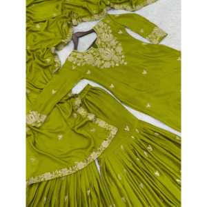 ด้านบนและด้านล่างที่สวยงามของผู้หญิงพร้อม dupatta สำหรับงานปาร์ตี้ชุดที่สง่างาม - Product Image 6