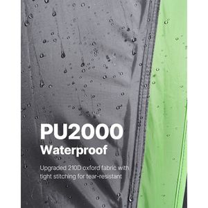 Tenda da Campeggio per Cassone Pick-up 5.0-5.2 ft, Impermeabile PU2000 mm, per 2-3 Persone, Robusta Tenda per Camion - Product Image 5