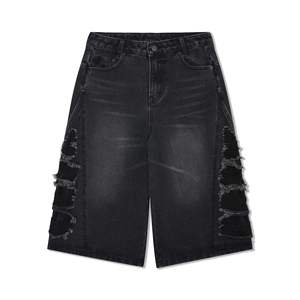 Shorts de Mezclilla Clásicos para Hombre, Estilo Casual, Ligeros, Fáciles de Usar, Lavado Ligero, Desgastados, para Verano - Product Image 5