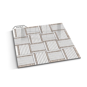 Carreaux de sol de cuisine de style moderne 600x600 en porcelaine violette polie à double charge avec fonction brique réfractaire à faible absorption d'eau - Product Image 6