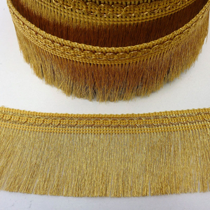 Customized Color Garment Accessories Factory Manufactured Bullion Wire Trimming Tassel <b>Fringe</b> <b>Top</b> Trending Bullion <b>Fringes</b> - Product Image 4