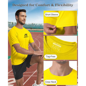 T-shirt respirant pour homme, coupe décontractée, t-shirt tendance pour homme, idéal pour l'été et un style décontracté - Product Image 5