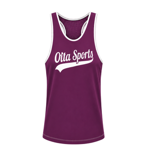 Plum White <b>Swim</b> Set Sleeveless Racerback Tank <b>Top</b> with Matching Shorts Lightweight Quick Dry Training Performance Swimwear - Product Image 3