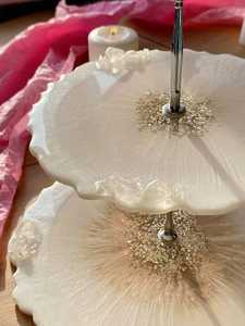 Soporte de servir de resina hecho a mano con varios niveles |   Base para pastel de resina epoxi |   Individual y personalizado |   Exclusivo soporte para servir, NUEVOS PORTA TARTAS - Product Image 6