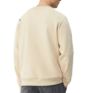 เสื้อสเวตเชิ้ตคอกลมสีขาวสำหรับผู้ชาย ทรงปกติ แขนยาว ผ้าฝ้ายถัก สวมใส่สบายๆ สำหรับฤดูใบไม้ร่วง - Product Image 2