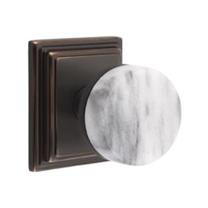 Pomo de Puerta de Mármol Blanco, Color, Forma y Tamaño Personalizados, Hecho en India - Product Image 1