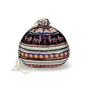 Cotton <b>Drawstring</b> <b>Backpack</b> Versatile and Stylish Pouch for Everyday Use - Product Image 2