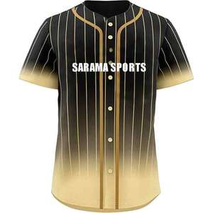 เสื้อเบสบอลสั่งทำขายดีที่สุด แขนสั้น พิมพ์ชื่อได้ ผลิตจากโพลีเอสเตอร์ 100% ระบายอากาศได้ดี สำหรับผู้ใหญ่ทุกเพศ - Product Image 1