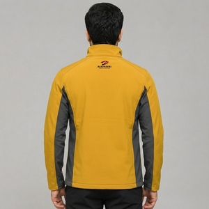 เสื้อแจ็คเก็ตซอฟต์เชลล์สำหรับผู้ชายที่มีประสิทธิภาพสูง ระบายอากาศได้ดี เหมาะสำหรับการเดินป่า ให้ความคล่องตัว ทนทานต่อสภาพอากาศ และเหมาะกับการเคลื่อนไหว - Product Image 6