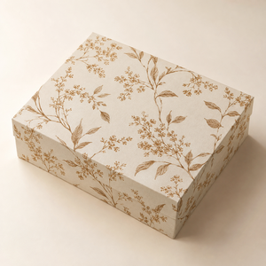 Boîte personnalisée en ivoire avec couvercle et base pour emballage de coffret cadeau de parfum - Product Image 3