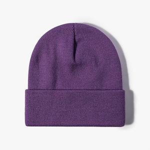 Gorros de Punto Personalizados de Fábrica con Logotipo Bordado, Gorros de Pescador Tejidos de Alta Calidad 100% Acrílico - Product Image 4