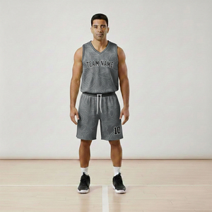 Uniformes de Baloncesto de Invierno Transpirables Personalizados de Primera Calidad, Conjuntos de Uniformes de Equipo para Hombre y Mujer 100% Poliéster de Alta Calidad para Juegos de Verano - Product Image 1
