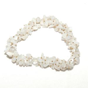 Rainbow Moonstone Chips <b>Bracelet</b> Healing Gemstone Moonstone Chips <b>Bracelet</b> - Product Image 1