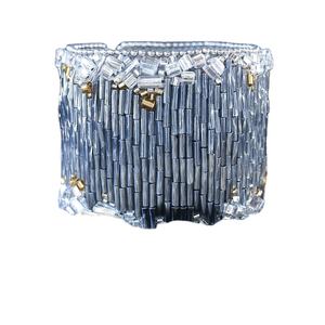 Bracelet manchette en perles faites à la main-Manchette pour femmes et filles - Product Image 1