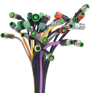 Câble connecteur M12 à angle droit, 3 broches, pour automatisation industrielle, étanche, assemblage de fils de capteur, modèle 7000-12341-6342500 - Product Image 4